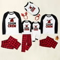 thumbnail image 5 of Cousin Crew Matching Christmas Pajamas, Red Plaid Pants with Black Sleeve Tops for Festive Family Fun, Size NB to 6XL, 5 of 7