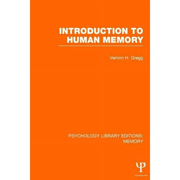 Psychology Library Editions: Memory Introduction to Human Memory (PLE: Memory), (Hardcover)