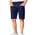 thumbnail image 3 of Taqqpue Boys Cargo Shorts Quick Dry Hiking Shorts Lightweight Athletic Short with Pockets Outdoors 5-15 Years, 3 of 10