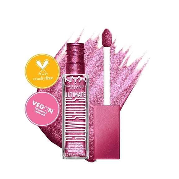 Sombra Líquida Nyx Professional Makeup Ultimate Glow Shots Plum Player 7.5 ml