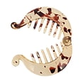 thumbnail image 4 of Unique Bargains 1 Pc Fashion Round Fish Shape Hair Clips Hairdo Clip Light Brown, 4 of 5