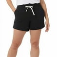 thumbnail image 2 of 32 Degrees Women's Ultra Soft Cotton Blend 2 Pack Shorts (Black/HT Soothing Sea, Large), 2 of 4