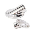 thumbnail image 1 of EBTOOLS Stainless Steel Boat Handrail Fittings - 30 Degree Round Base Pipe Fitting, 1 of 8