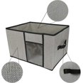 thumbnail image 5 of Fabric Storage Bins With Lid, 2 Handles And Clear Window, Washable Foldable Storage Basket Cube Box 1pack, 5 of 5