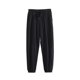 thumbnail image 2 of Pantalones largos para hombre, de color liso, holgados, con cordón y bolsillo de lino, informales, deportivos, hasta el tobillo, de poliéster., 2 of 5