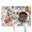 Hawaiian Isla, variant on Country Floral Dog Feeding Mat - Farmhouse Bloom, Non-Slip Absorbent Pet Placemat