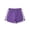 Purple, variant on Angala Boys Shorts Solid Elastic Waist Dolphin Shorts Summer Soft Stretchable Breathable Athletic Casual Boys Shorts Size 6-7 Years Black