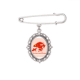 thumbnail image 1 of China National Flag Commander Brooch Pin Dress Shirt Shawl Clips, 1 of 3