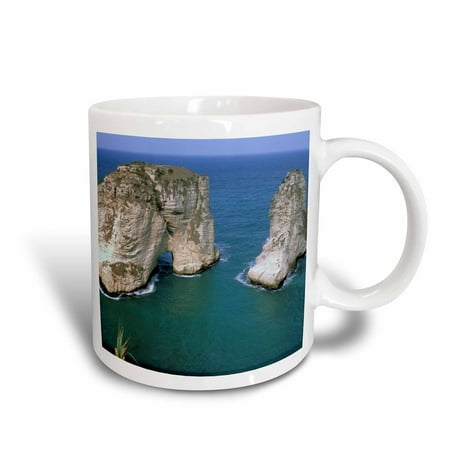 

3dRose Asia Lebanon Beirut Coastal Pigeon Rocks-AS21 SRO0051 - Steve Roxbury - Ceramic Mug 11-ounce