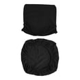 thumbnail image 4 of Dining Room Chair Cover, Office Chair Cover, Dustproof Back Cover Stretch Washable Chair Seat Protector, for Kitchen Home Party Restaurant Black, 4 of 8