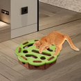thumbnail image 1 of Juguete rompecabezas para gatos con bolas de campana, ejercicio, juguetes de enriquecimiento para gatos, caja de juego mental, juego de laberinto para Flor, 1 of 8