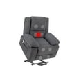 thumbnail image 3 of Solace Electric Power Recliner Chair with Massage and Heatin - Dark Grey, 3 of 16