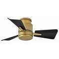thumbnail image 4 of 906030FHB-LDA Hinkley Lighting Atom - 3 Blade Dual Mount Ceiling Fan with Light Kit In Traditional Style-13.25 Inches Tall and 30 Inches Wide-Heritage, 4 of 11