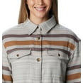 thumbnail image 4 of Columbia Women's Calico Basin Shirt Jacket, Columbia Grey Heathered Stripe, X-Large, 4 of 8