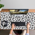 thumbnail image 4 of Long Mouse Pads for Desk,Paw Prints and Bones Desk Mats on Top Of Desks, Desk Mouse Pad Extra Large with 3mm Non-Slip Base and Stitched Edge for Gaming,Office,Work,Home 47.3"x23.6", 4 of 6
