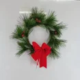 thumbnail image 3 of Decoraciones navideñas Cinta de arpillera Corona de ratán Corona navideña Bricolaje Armario de cocina Puerta de boj Corona colgante, 3 of 5
