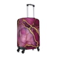 thumbnail image 4 of Multi-Size Suitcase Protective Cover Full Range Double Stitching Invisible Zipper For Travel Business Purple Red Marble Small, 4 of 8
