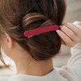 thumbnail image 4 of SPOORYYO 4 Pack Matte French Barrettes Hair Clips for Women, Rectangle Spring Hair Clips, Solid Color Hair Accessories with Metal Spring, Random Assorted Color Hair Clips for Daily Hairstyle Styling, 4 of 4