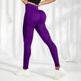 thumbnail image 2 of JJHGVB Yoga Pants Women Butt Lifting Leggings for Women Workout Leggings for Women Comfortable Work Pants Women Work Pants for Women Womens Athletic Pants Long Trousers for Women Tall Purple M, 2 of 8