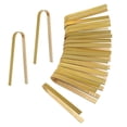 thumbnail image 2 of Pinzas de 100 Piezas Utensilios de Cocina Desechables Mini Pinzas de Bambú Pinzas para Tostadas Naturales para Cocinar, 2 of 5