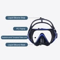 thumbnail image 4 of Altas gafas de natación claras panorámicas de la máscara de snorkel del buceo libre moderadas, 4 of 8