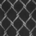 thumbnail image 5 of Achim Bombay Indoor Polyester Light Filtering Geometric Curtain Panel, Black, 52-in W x 63-in L, 5 of 6