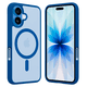 thumbnail image 1 of Funda Transparente con Color AZUL Compatible con MagSafe para iPhone 17, Protección Antigolpes Ultrafina, TPU + Silicona Resistente, 1 of 6