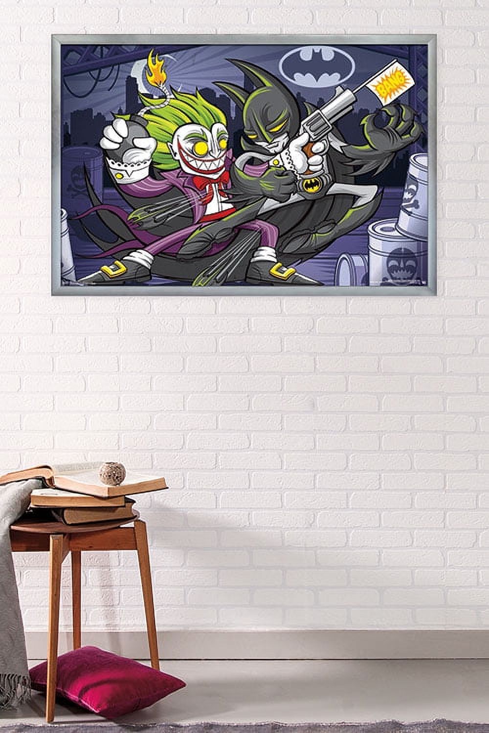 DC Comics - Batman - Bang Wall Poster, 22.375" x 34", Framed