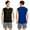 Black/Navy Blue, variant on Hanerdun Mens Workout Tank Tops Dry-Fit Athletic Running Sleeveless Mesh Solid Color Shirts 2PCS