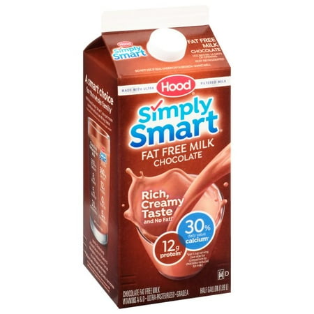 Simply Smart Chocolate Fat Free Milk 64 Oz Carton