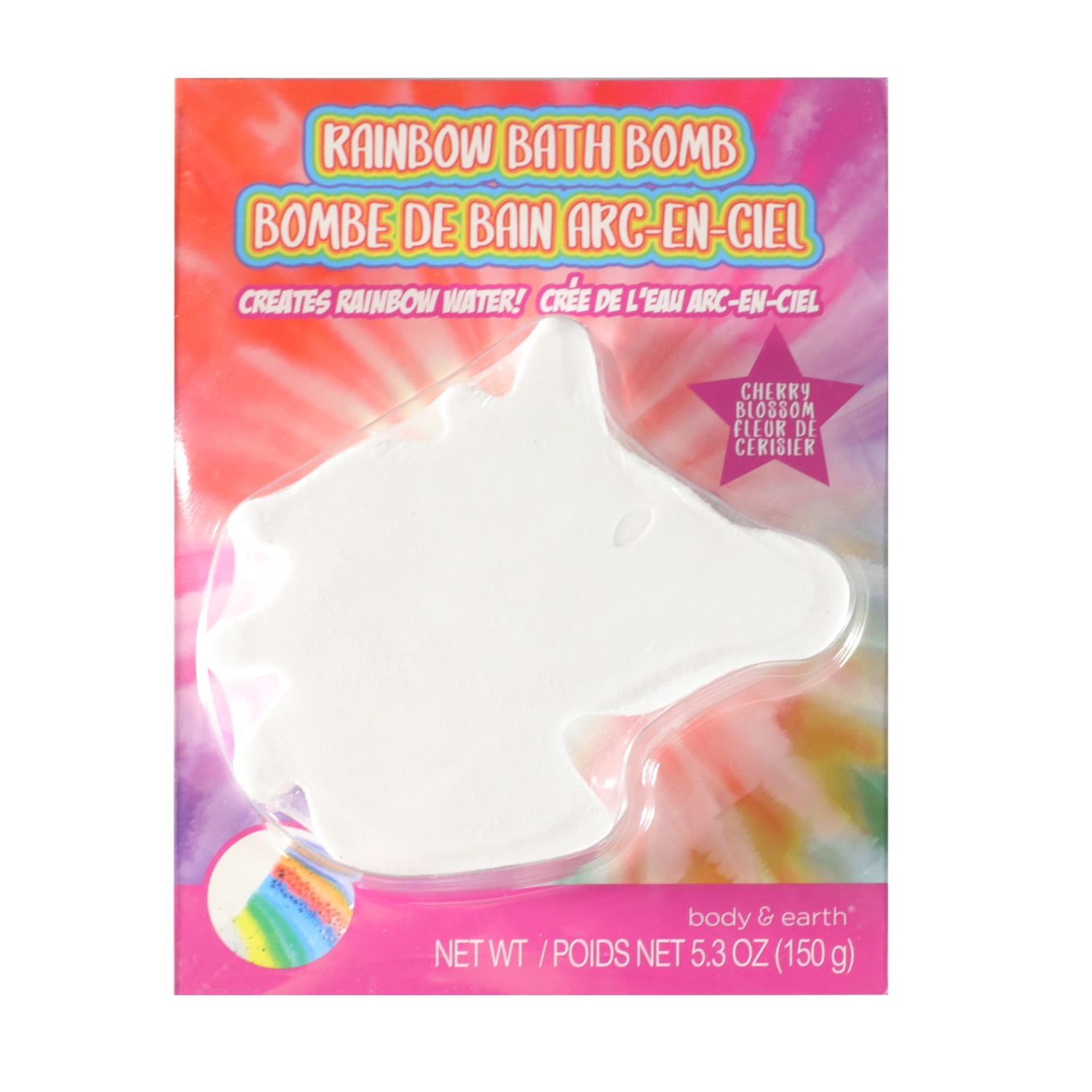 Body & Earth Rainbow Bath Bomb Unicorn