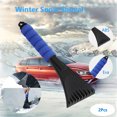 thumbnail image 1 of QTOCIO 2Pcs Car Vehicle Snow Ice Scraper Window Snowbrush Shovel Removal Brush Winter, 1 of 9