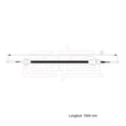 thumbnail image 2 of Cable Chicote Embrague CAHSA Compatible Con Chrysler Lebaron 2.5L 1989 1990 1991, 2 of 6