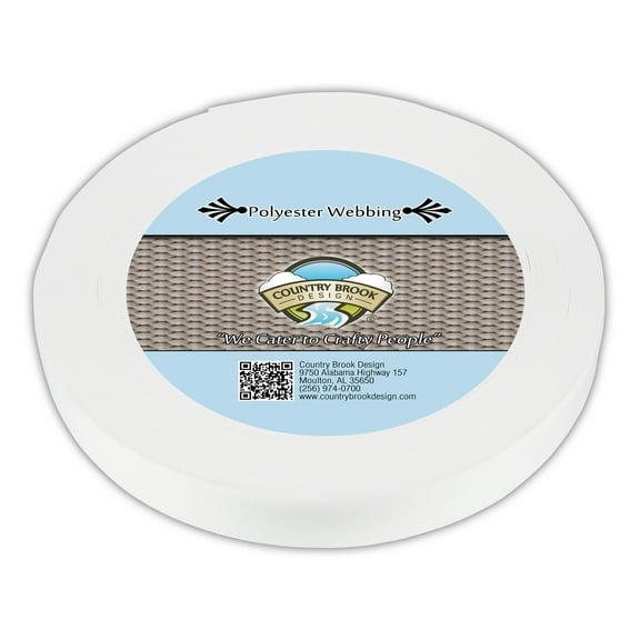 Country Brook Design - 1 Inch Printable Heat Set Lanyard Polyester Webbing