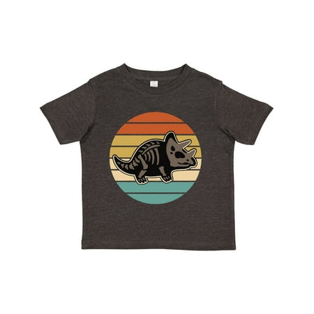 

Inktastic Dinosaur Triceratops Skeleton Vintage Gift Toddler Boy or Toddler Girl T-Shirt