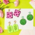 thumbnail image 4 of Polymer Clay Texture Sheets Leaves and Flowers Pattern Silicone Clay Texture Mat Botany Clear Silicone Molding Pattern Sheets DIY, 4 of 9