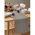 thumbnail image 2 of Table Runner Ombre Khaki Gray Table Decoration for Kitchen Dinning Gradient Color Table Decoration for Indoor Outdoor Party Wedding Decor 13x72 Inch, 2 of 7