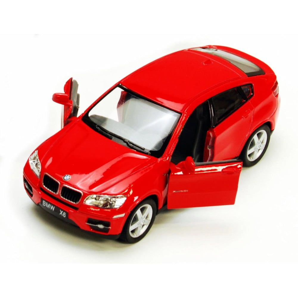 BMW X6, Red Kinsmart 5336D 1/38 scale Diecast Model Toy Car (Brand New, but NOT IN BOX
