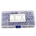 thumbnail image 1 of 321Pcs 304 Stainless Steel Metric Lock Nut Kit Nylon Inserts Hex Lock Nuts Boxed, 1 of 7