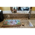 thumbnail image 2 of Caroline's Treasures Poodle Spring Dish Drying Mat, 2 of 7