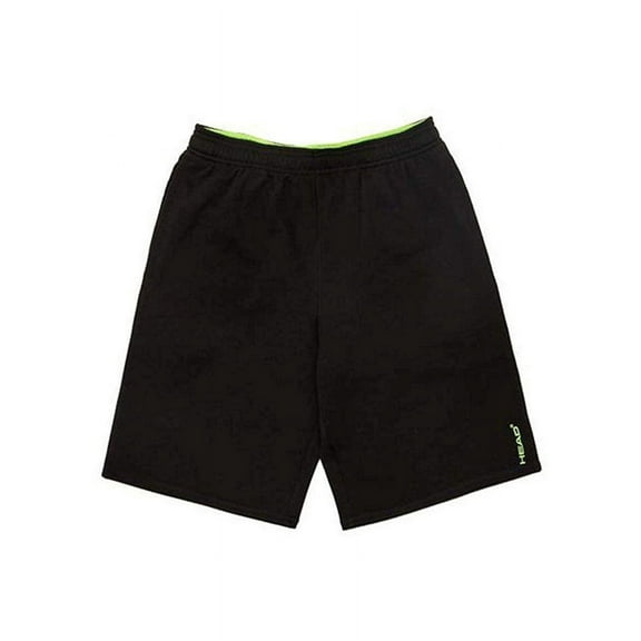 New HEAD Youth Fleece Lined Short, Black/Green, Size: Small-7/8 NWT. Color Black.