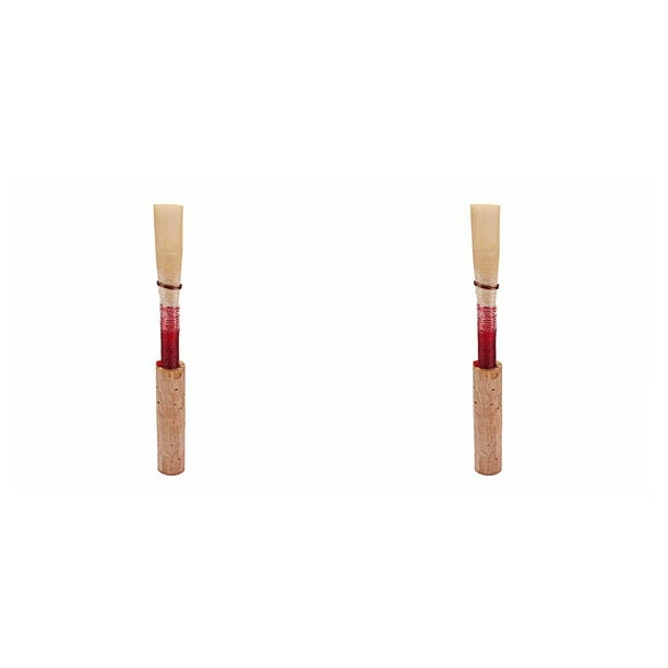 Advancent Clarinet Reeds Compact Size Saxophone Auxiliary Beginners Musical Double for Mouthpiece Gear Hand-Scraped Instrument Accessories 2piezas