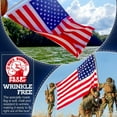 thumbnail image 5 of Anley Rip-Proof Double Sided 3-Ply American US National Flag 3x5 Ft, 5 of 8