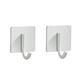 thumbnail image 2 of Gancho para toallas de acero inoxidable - Paquetes de dos ganchos para ropa de pared para cocina y baño, adhesivo fuerte sin perforación, resistente al óxido, 2 of 6