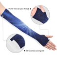 thumbnail image 3 of ALAZA Blue Shiny Fireworks UV Sun Protection Arm Sleeves UPF 50+ Compression Cooling Sleeve 1 Pair, 3 of 7