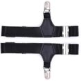thumbnail image 1 of 2pcs Elastic Men Sock Suspenders Garter Hold Up Braces Duck Clip Grip Adjustable, 1 of 5