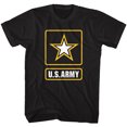 thumbnail image 1 of T-Shirt Adulte Noir Logo Double Étoile Armée États-Unis Militaire en Boîte, 1 of 2