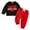 Black, variant on Toddler Baby Boy Clothes Fall Winter Outfit, Baby Boy Valentines Day Outfits Letter Embroidery Crewneck Sweatshirt Pants Set Toddler Spring Clothes