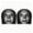 A, variant on 2Pcs Ghost Face Headrest Covers, Scary Face Printing Auto Seat Universal Elastic Models Headrest Protector, Funny Decoration for Halloween Car Interior Vehicle Truck SUV
