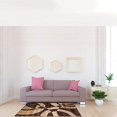thumbnail image 4 of L Baiet SD681U23 2 x 3 ft. Savannah Shag Scatter Area Rug, Brown, 4 of 6